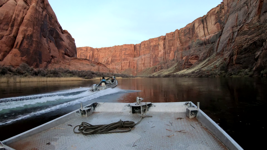 boating in Glen Canyon